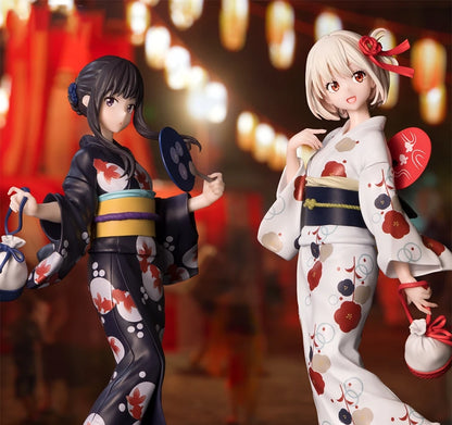 20cm Lycoris Recoil Anime Figure Bathrobe Nishikigi Chisato Action Figure Kawaii Inoue Takina Figurine PVC Collection Model Toys