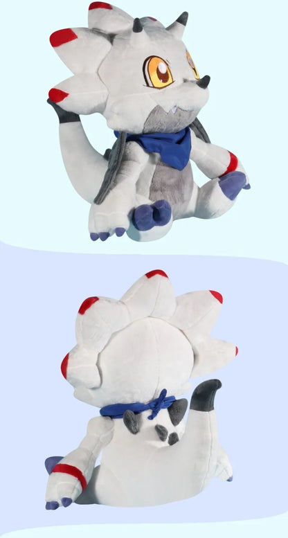 40CM Gammamon Plushies English Gammamon Cartoon Anime Peluche Kawaii Ornament Comfortable Soft Doll Children's Toy Gifts