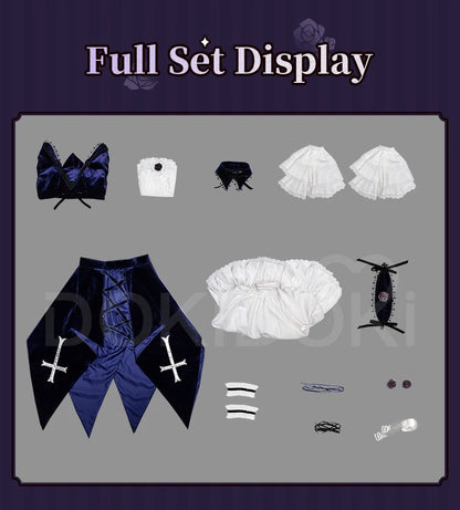 Suiginto Cosplay Costume Anime Rozen Maiden DokiDoki-SR  Suigintou Women Mercury Lampe Lolita Gothic Halloween Dress Suiginto