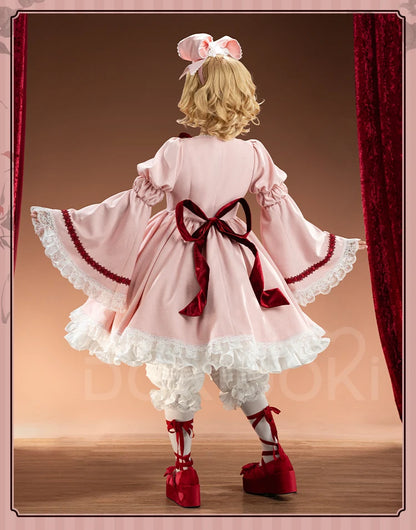 Hinaichigo Cosplay Costume Anime Rozen Maiden Cosplay DokiDoki-SR Women Halloween Cute Pink Lolita Dress