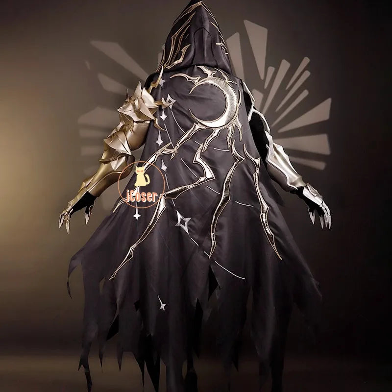 iCoser Honkai Star Rail Flame Reaver Cosplay Costume Uniform Cloak Ember Raider Mask Festival Halloween Party for Women Girls
