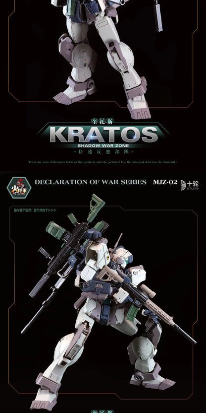 Bandai Fire General Kratos Mecha Model 1/100 ABS