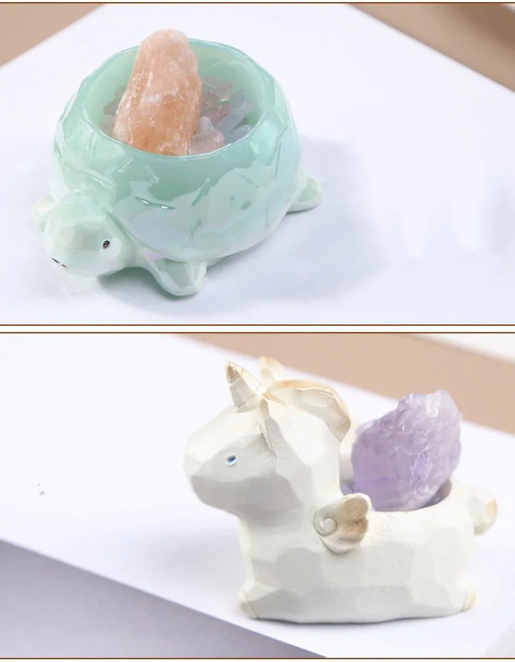 Creative Animal PAL Crystal Blind Box Cute Desktop Decoration Resin Craftwork Wholesale New Model Display Piece Toy & Hobbies