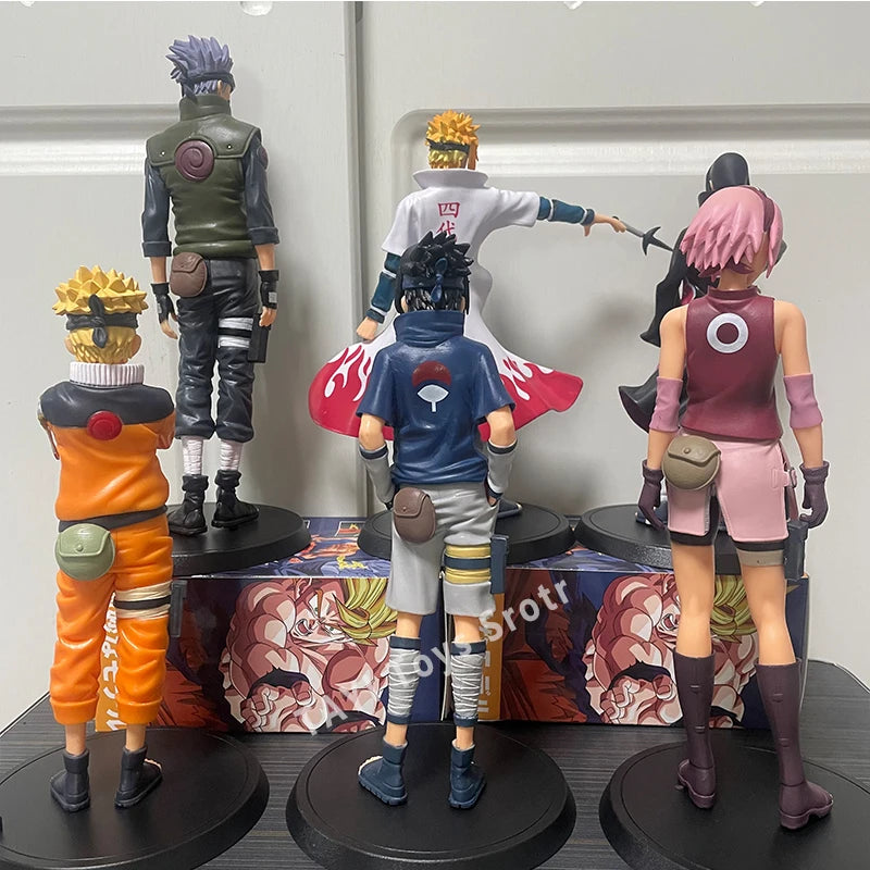 New Naruto Anime Figure Shippuden Model Uchiha Itachi Sasuke Pain Kakashi Action Figure Dolls Decorations PVC Toy Gift