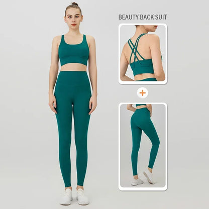 The Codex Seamless Yoga Leggings for Women – Athletic Gym Workout Fitness Pants Tights - Ink Green 1 / XL