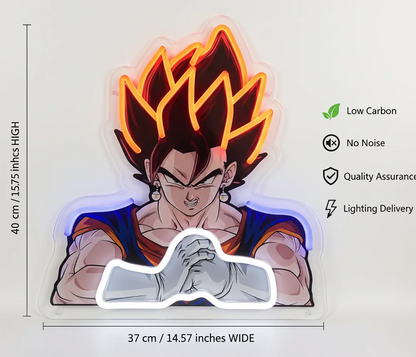 Custom Dragon Ball Z Acrylic Neon LED Light  Animes Artwork for Home Festival Decor Party Bar Hotel Salon Business Shop,Etc.