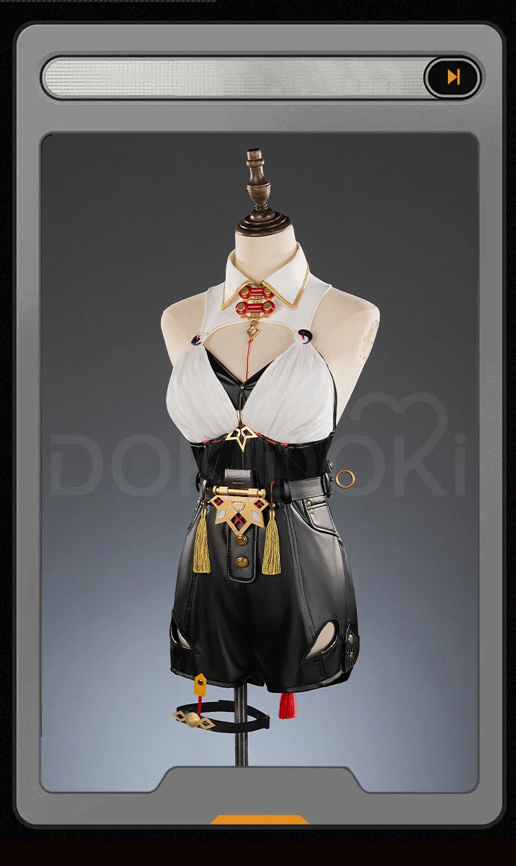 IN STOCK Yixuan Cosplay Costume Game Zenless Zone Zero DokiDoki-R ZZZ Women Black Yellow Bodysuit Yixuan Cosplay Master Costume