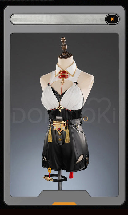 IN STOCK Yixuan Cosplay Costume Game Zenless Zone Zero DokiDoki-R ZZZ Women Black Yellow Bodysuit Yixuan Cosplay Master Costume