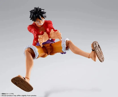 Bandai In Stock Original Shfiguarts Anime One Piece The Raid On Onigashima Monkey D Luffy Figure Model Boxed Toys Gift Genuine