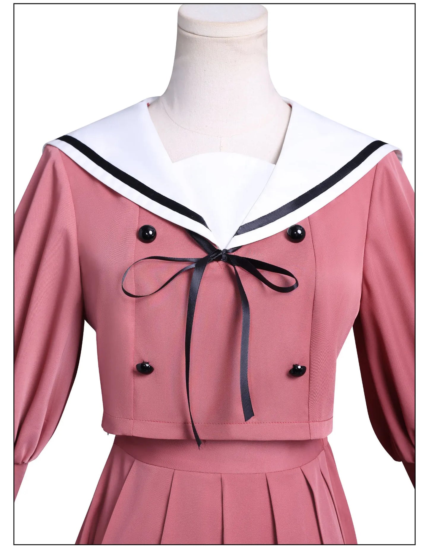 iCoser Kaoruko Waguri Cosplay Costume Wig Dress School Uniform Anime The Fragrant Flower Blooms with Dignity Halloween for Women