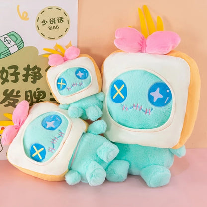 30/60cm Bread Scrump Disney Lilo and Stitch Plush Toys Kawaii Cartoon Stich Pillow Stuffed Doll Plushie Kids Birthday Xmas Gifts