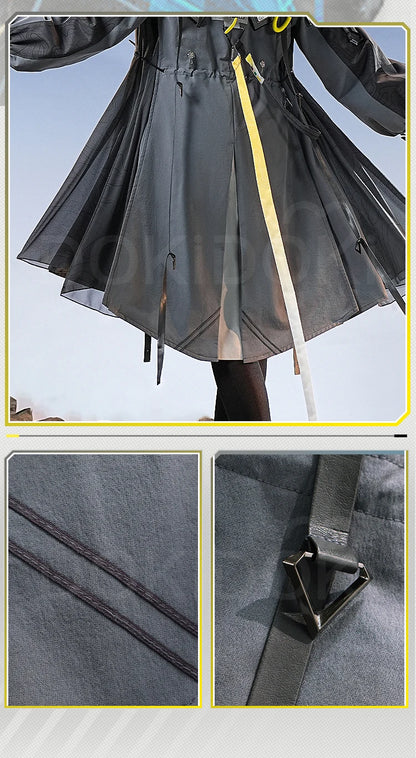 Endministrator A B Cosplay Costume Game Arknights DokiDoki-SR Men Endministrator Cosplay Mask Halloween