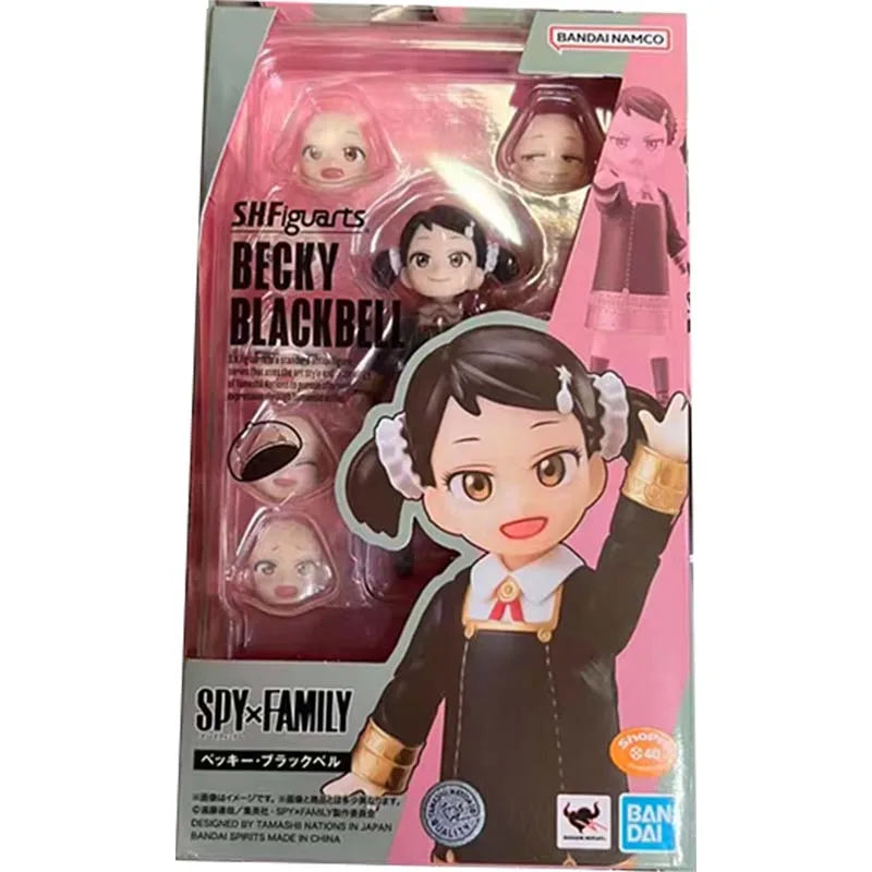 Spy Family Bandai Anime Figure Shf Anya Twilight Loid Yor Forger Thorn Princess Becky Damian High Poseability Boxed Toys Gifts