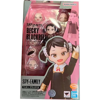 Spy Family Bandai Anime Figure Shf Anya Twilight Loid Yor Forger Thorn Princess Becky Damian High Poseability Boxed Toys Gifts