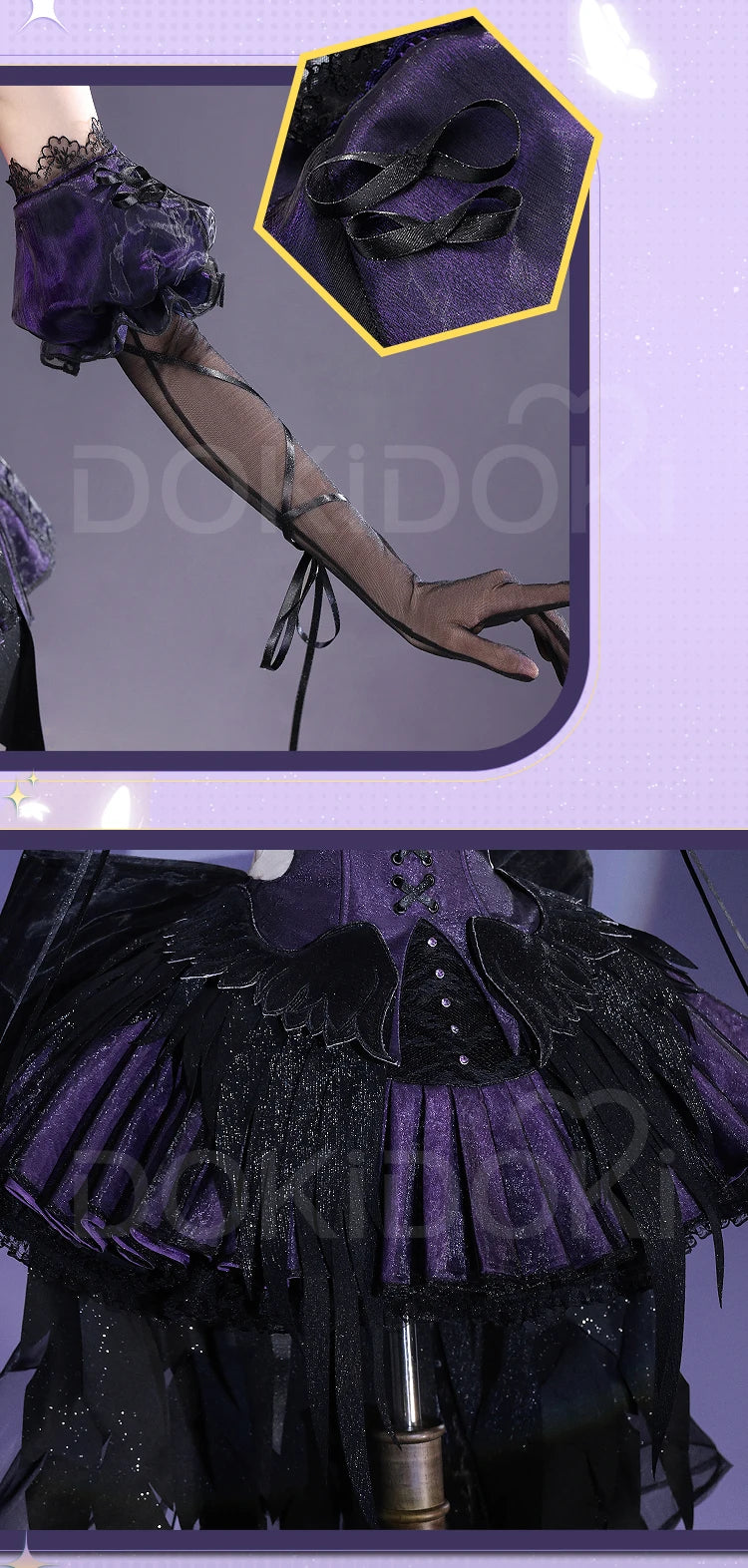 Kaname Madoka Homura Akemi Cosplay Costume Anime DokiDoki-SR Women Cute Pink Black Dress Halloween Madoka Cosplay