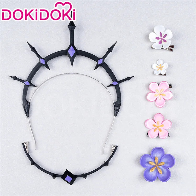 IN STOCK Castorice Hyacine Wig Game Honkai: Star Rail DokiDoki Halloween 100cm Long Hair Castorice Cosplay Headwear Free Cap