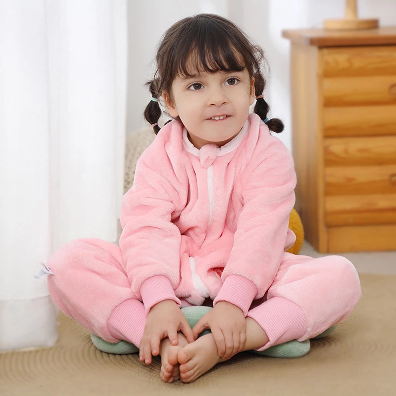 Baby Rompers Newborn Boy 6 to 9 12 18 Months Winter Warm Flannel Baby Girl Romper Toddler Kids Clothes One Piece Pajama Bodysuit