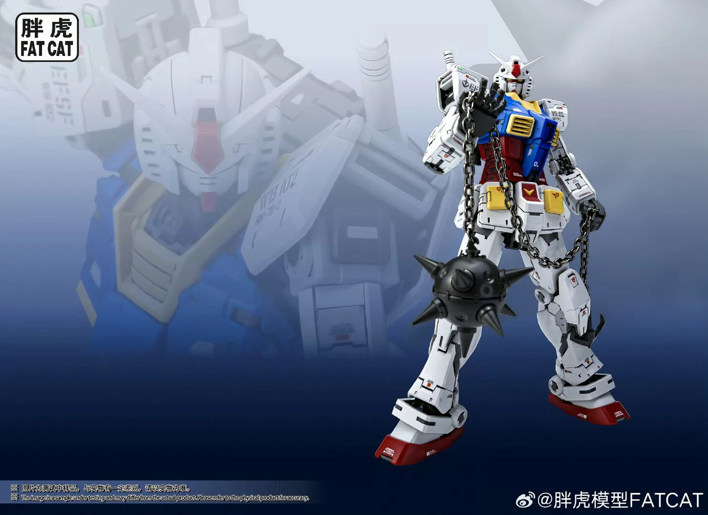 FATCAT RX-78-2 Model MG 1/100 Assembly Model Kit Special RG 1/144 2.0 Enlarged Version Action Figure Plastic Model Toy Gift
