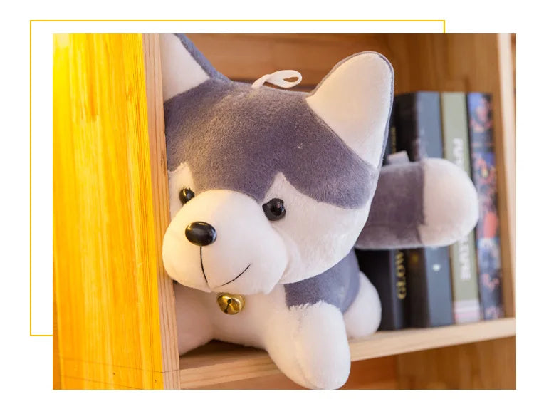 25cm Kawaii Husky Stuffed Animals Dog Plush Toy Wolf Soft Cartoon Plush Lovely Children Kids Doll Fluffy Birthday Gift Child Toy