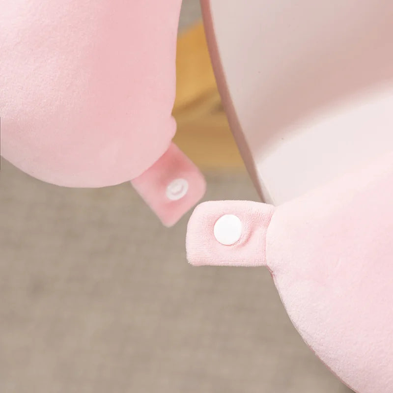 Cartoon Anime My Melody Plush Toy Soft Cute Sanrio Kuromi U-Shaped Pillow Nap Pillow Car Travel Pillow Gifts For Girl