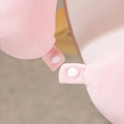 Cartoon Anime My Melody Plush Toy Soft Cute Sanrio Kuromi U-Shaped Pillow Nap Pillow Car Travel Pillow Gifts For Girl