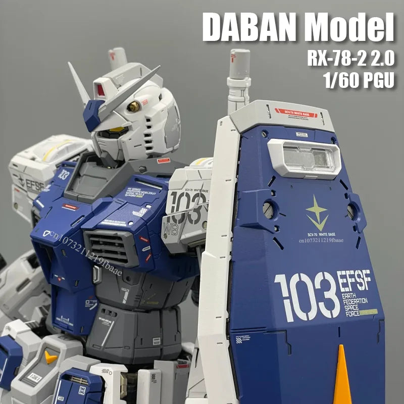 In Stock DABAN RX-78-2 2.0 PGU 1/60 PG G3 Color Assembly Model Kit Toy Action Figures Robot Plastic Model Gifts