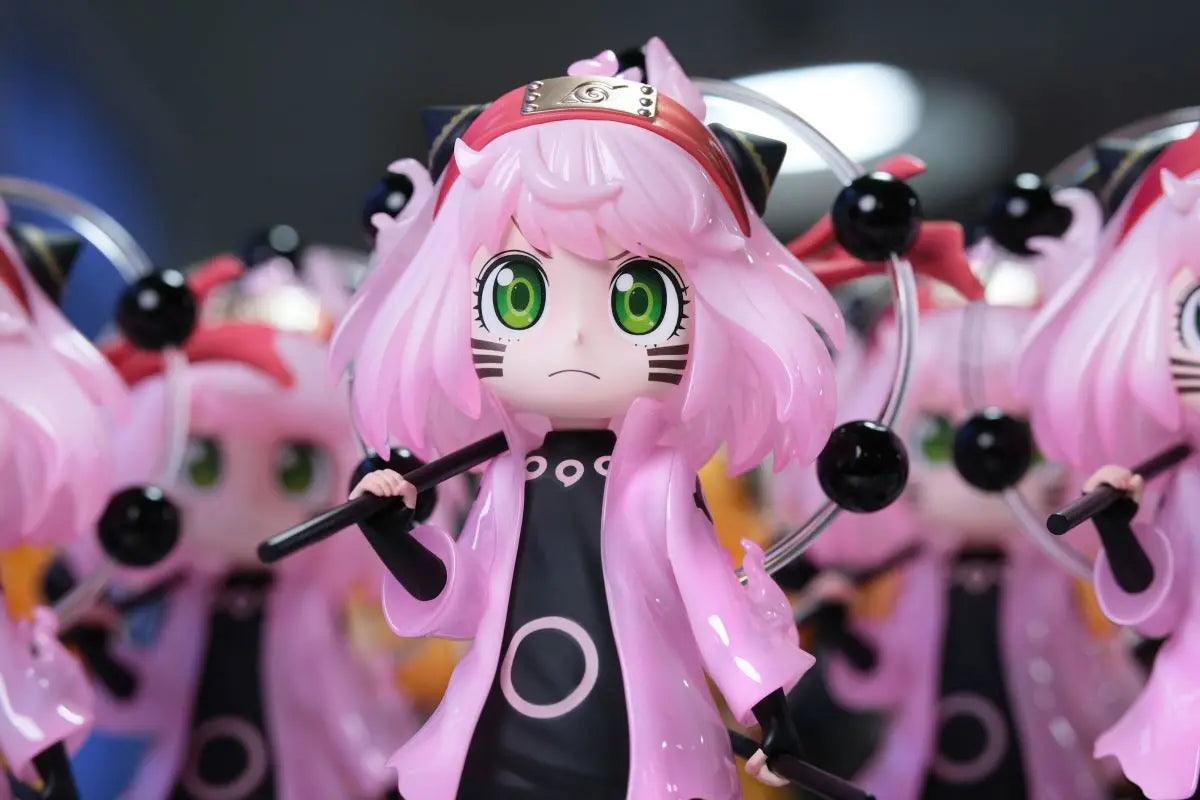 22cm Naruto Anime Figure Anya Forger Cos Rikudousennin Naruto Action Figurine Pvc Statue Collection Model Desk Decor Toys Gifts