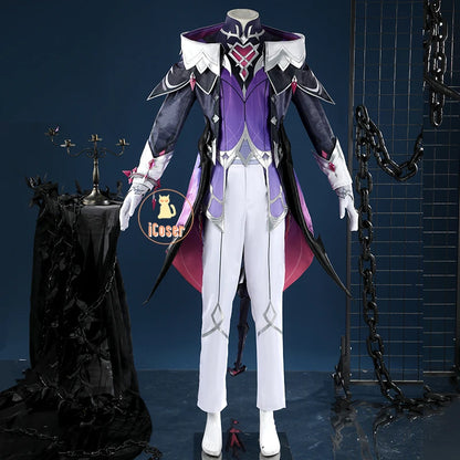 Genshin Impact Durin Cosplay Costume Wig Uniform Headwear Wings Festival Halloween Party for Women Men Girls Role Play Outfit