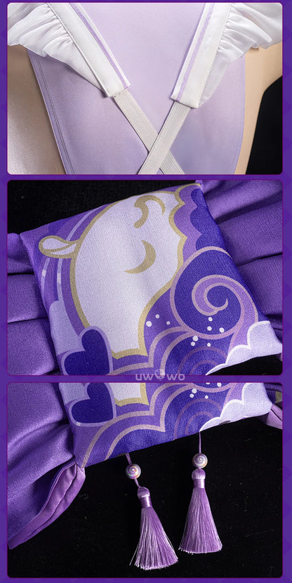 UWOWO Yumemizuki Mizuki Cosplay Game Genshin Impact Yumemizuki Mizuki Cosplay Costume Plus Size 3XL Halloween Costume