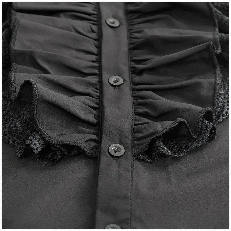 Men Medieval Vintage Prince Costume Pirate Cosplay Shirt Trench Renaissance Victorian Edwardian Men Viking Warrior Knight Outfit