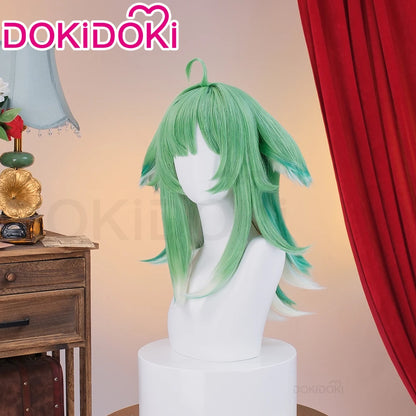 IN STOCK Huohuo Wig Game Honkai: Star Rail DokiDoki Cosplay Wig Women Green Cute Long Hair Honkai Huo Huo Wig Ears Free Wig Cap