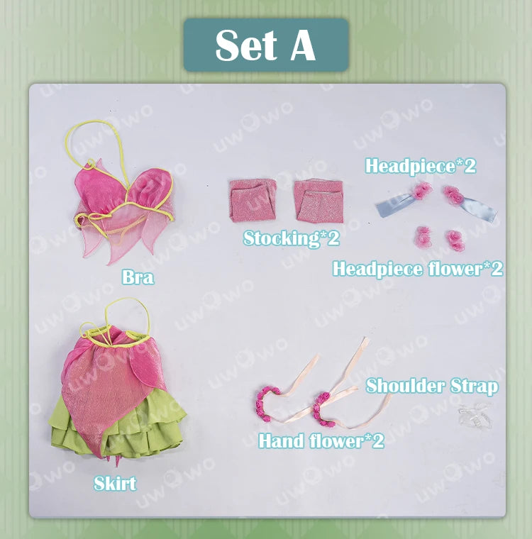PRE SALE UWOWO Flora Cosplay Anime Flora S4 Fairy Club Transformation Cosplay Costume S-3XL Halloween Costume