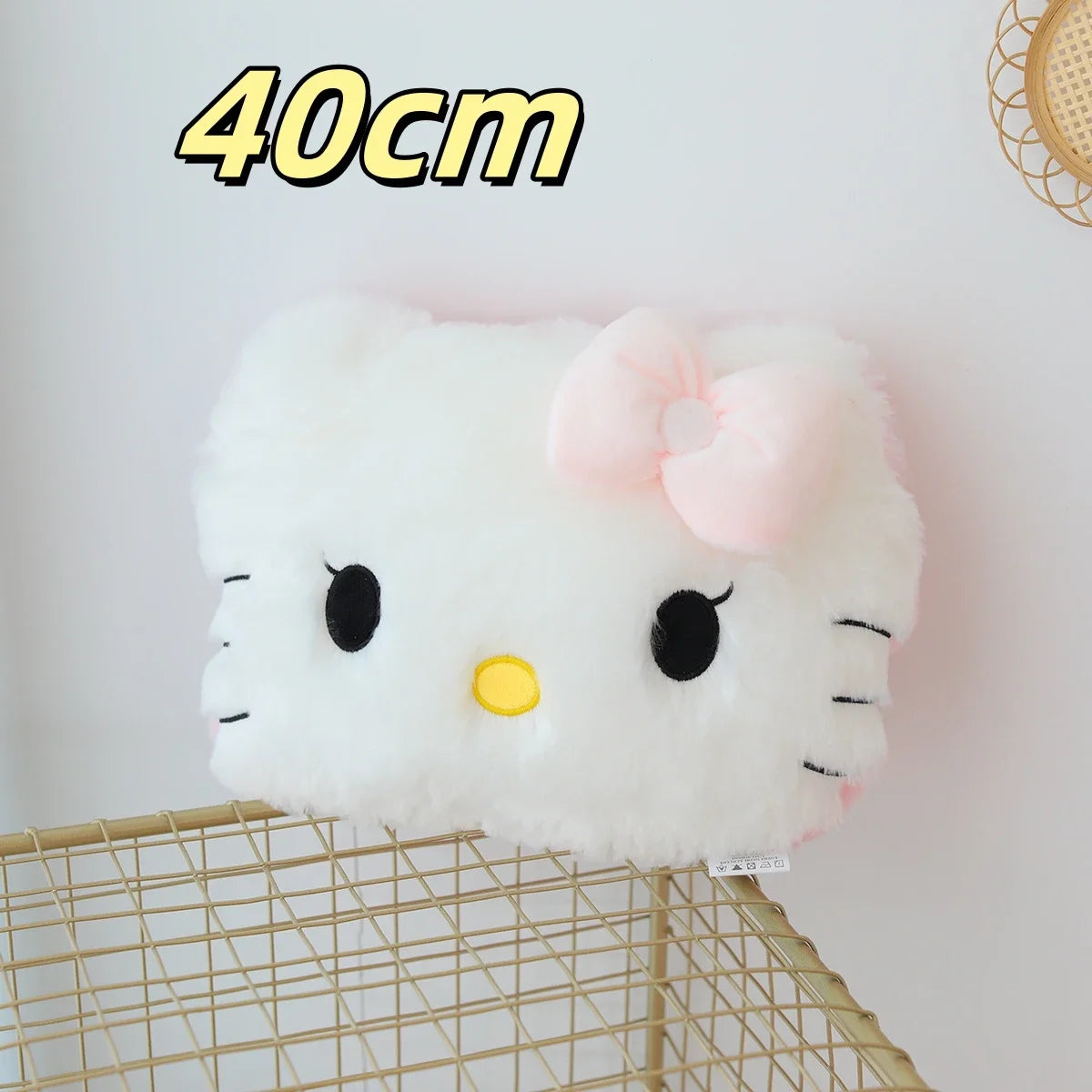 Sanrio Comfortable Hello Kitty Plushies Soft Hug Pillow Stuffed Anime Back Cushion Sofa Bed Big Size Plushies Xmas Gift For Girl