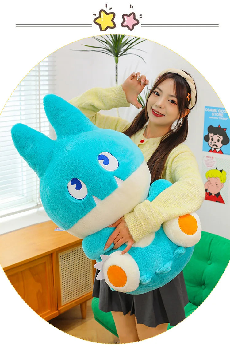 45/60/80cm Big Size Pokemon Snow Lax Anime Plush Stuffed Doll Room Decoration Plushies Kawaii Pillow Ornaments Children's Gifts