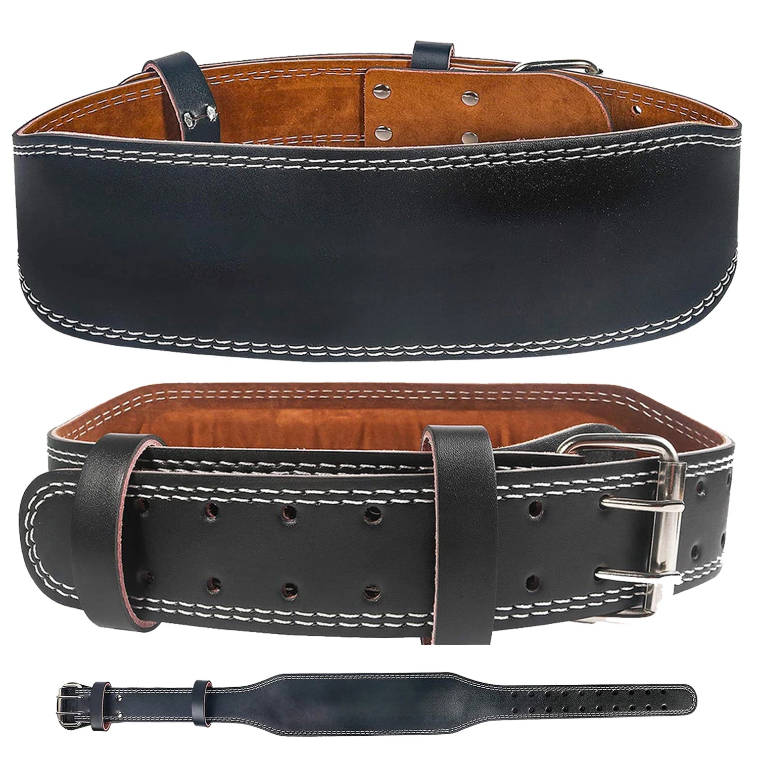 Weight Lifting Belt 10.5cm Wide for Men and Women Back Support Powerlifting Squats Cross Training Gym Workout - 10.5CM