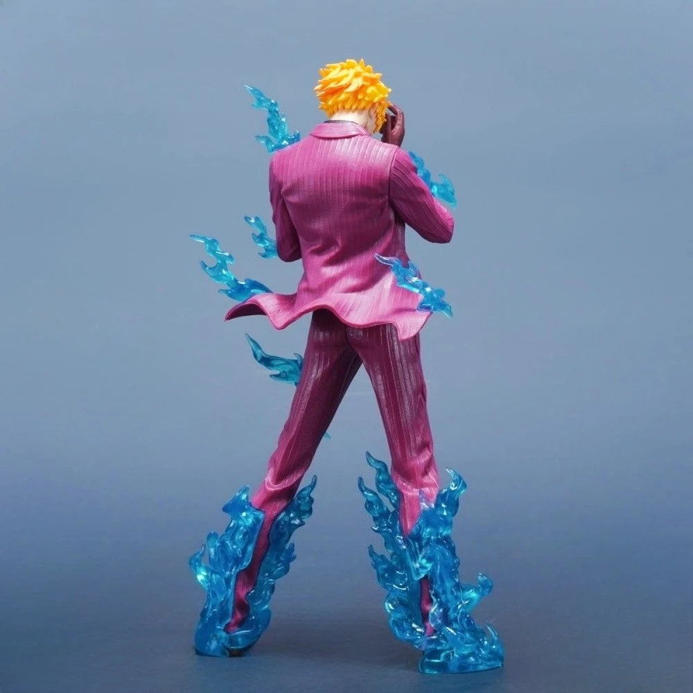 24cm Anime ONE PIECE Sanji PVC Action Figure Statue Desktop Ornament Model Toy Gift