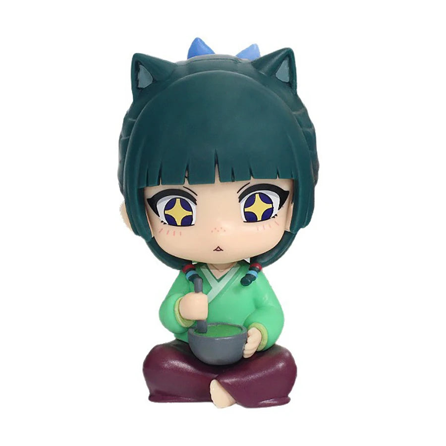 8.5cm Kusuriya no Hitorigoto Anime Figure Look Up Maomao Action Figure Q Version Jinshi Figurine PVC Collection Model Doll Toys