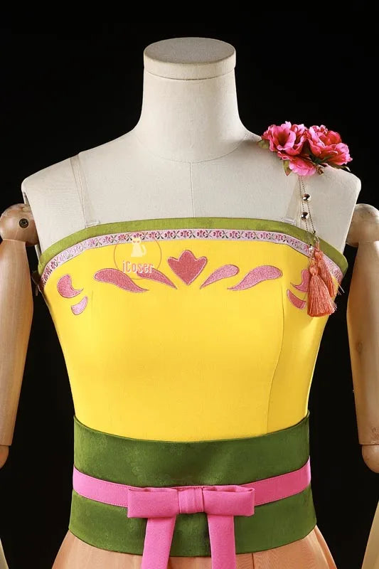 Anime The Apothecary Diaries Maomao Cosplay Costume Courtesan Outfit Dress Earrings Headwear Halloween Party Women Girls iCoser