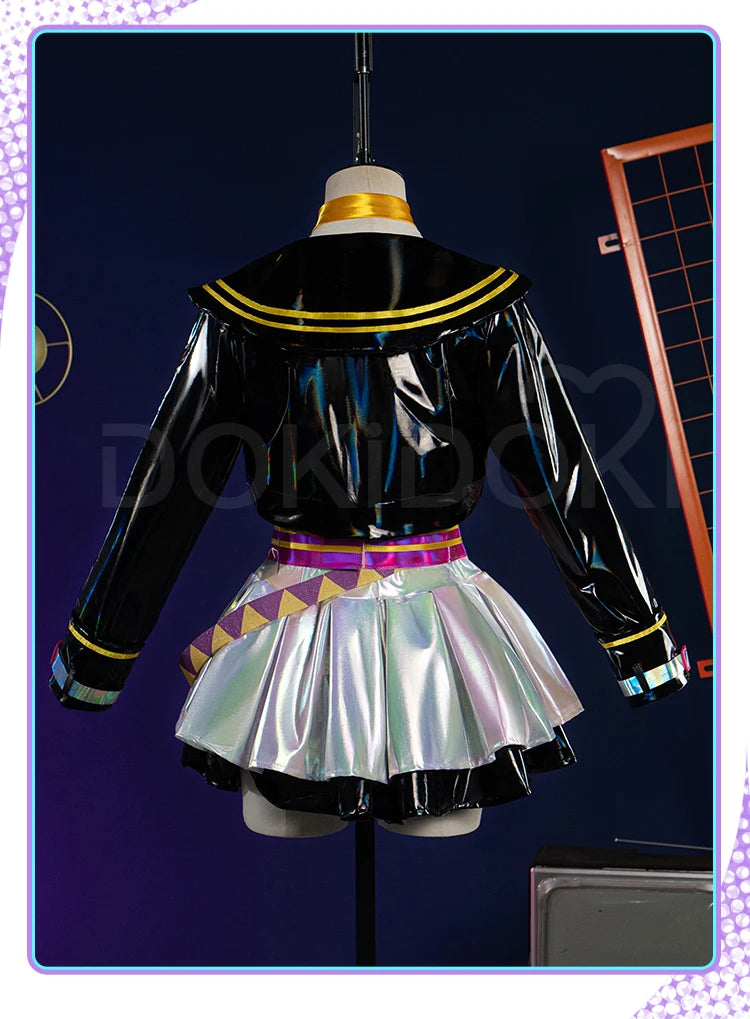IN STOCK Rinn Lenn Lukaa Cosplay Costume【XS-2XL】DokiDoki-R Women Men Cute Short Dress Costume Muse Dash Rinn Cosplay Plus Size