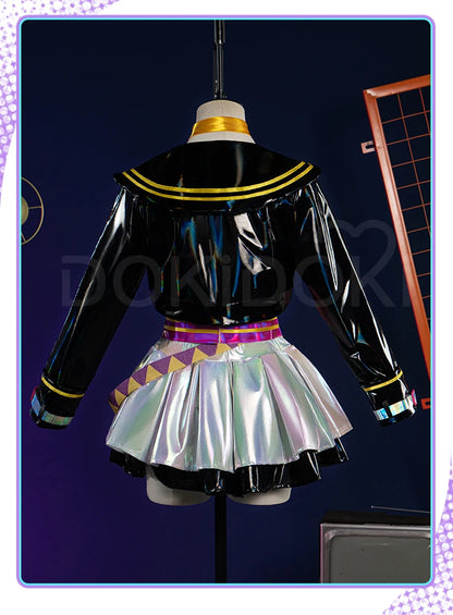 IN STOCK Rinn Lenn Lukaa Cosplay Costume【XS-2XL】DokiDoki-R Women Men Cute Short Dress Costume Muse Dash Rinn Cosplay Plus Size