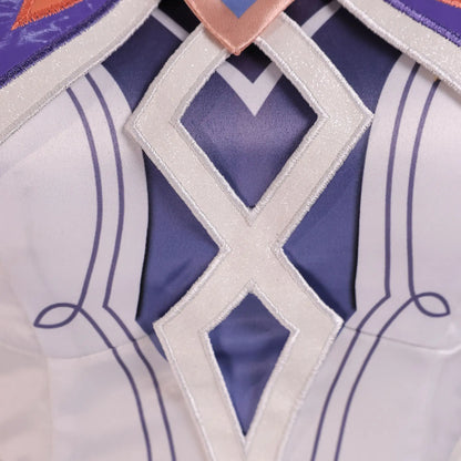 Genshin Impact Nicole Reeyn Cosplay Costume Wig Dress Hat Hexenzirkel Halloween Party for Women Girls Role Play Game Outfit Prop