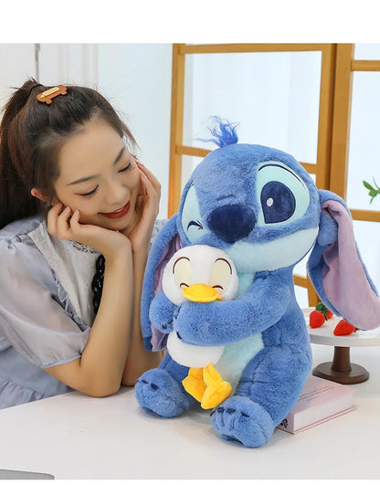 67cm Big Size Disney Lilo & Stitch Anime Plush Stuffed Doll Room Kawaii Plushies Pillow Decorations Children's Holiday Gifts