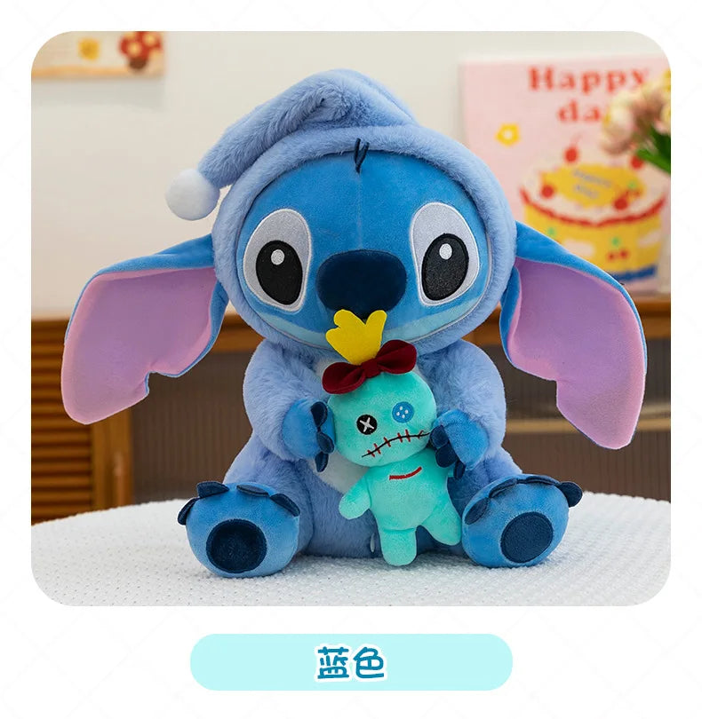 80cm Super Big Size Stitch Disney Anime Plush Stuffed Doll Lilo & Stitch Plushies Room Decorates Children's Pillow Holiday Gifts