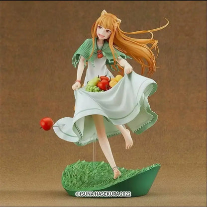 Spice And Wolf Holo The Wise Wolf 7th Generation Figure Fragrant Fruit Theme Collectible Model Doll Decorative Ornament Statue