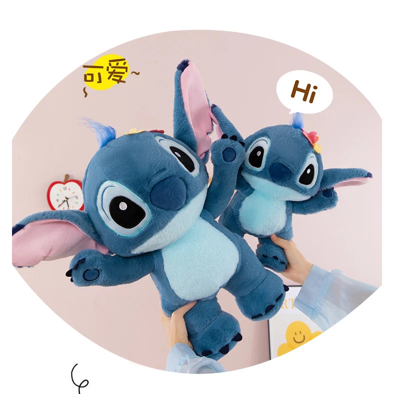 Disney 70cm Large Size Lilo&Stitch Plush Stuffed Doll Cartoon Animal Sleeping  Pillow Room Decoration Softmaterial Toy for Gift