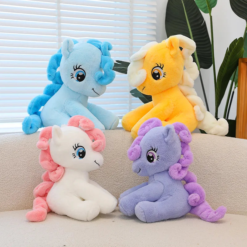Anime My Little Pony Prototype Plush Doll Soft Pillow Girl Heart Fluttershy Sofa Ornaments Children'S Toys Birthday Gifts Custom