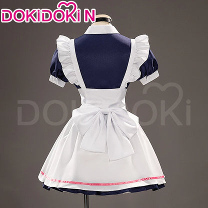 IN STOCK Ayase Momo Maid Cosplay Costume Anime Dandadan【XS-3XL】DokiDoki-N Women Maid Cute Dress DAN DA DA Momo Ayase Plus Size