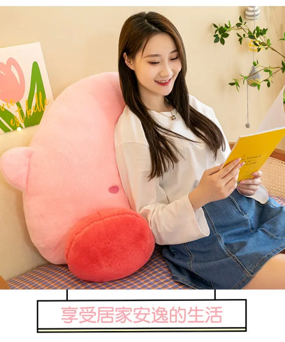 90cm Big Size Star Kirby Kawaii Cartoon Anime Plush Stuffed Doll Room Decorated with Cute Plushies Pillow Children Holiday Gift