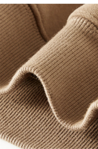 ZODF Basic Winter Men Fleece Zipper Hoodies Unisex Casual Loose 350gsm Warm Solid Hooded Sweatshirts Coats 18 Colors HY0726