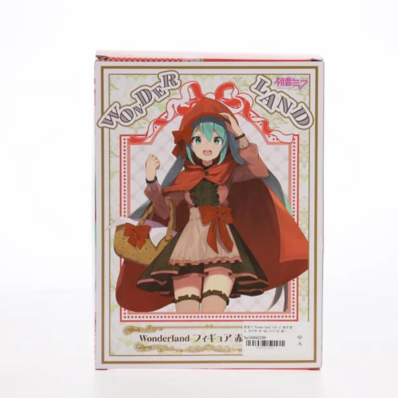 Bandai Hatsune Miku Wonderland Little Red Riding Hood 18CM PVC Model